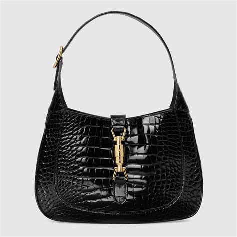 borse coccodrillo gucci|Borsa a spalla Gucci Jackie in coccodrillo.